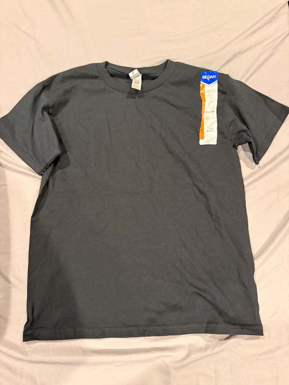 Gildan Heavy Cotton Youth T-Shirt Size M Black